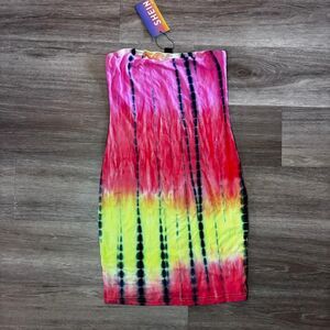 Strapless mini dress new with tags
